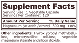 MAGNESIUM COMPLEX - 120 Vegetable Capsules