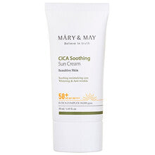 MARY & MAY - CICA Soothing Sun Cream SPF 50+ - Pleťový opalovací krém - 50ml - Feel You