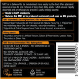 Кето MCT масло вкус карамел 500ml, Natures Aid - Feel You