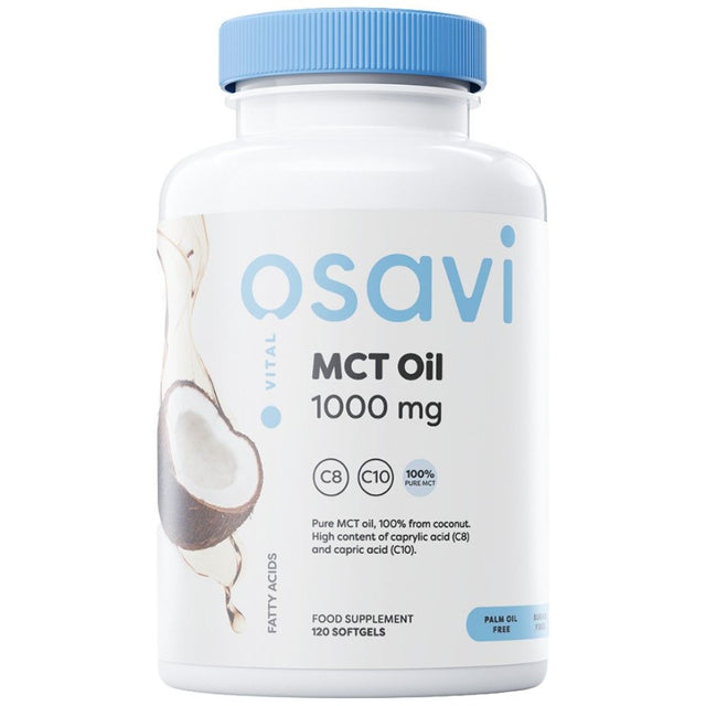MCT Oil 1000 mg | C8 + C10 - 180 Гел капсули - Feel You