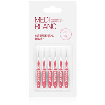 MEDIBLANC - I-shape Interdental Brush 0.4 mm (pink) - 6.0ks