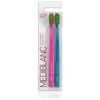 MEDIBLANC - Ultra Soft Pink/Blue - toothbrush 2 pcs - Feel You