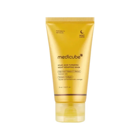 MEDICUBE - Kojic Acid Turmeric Night Wrapping Mask, 75ml - Feel You