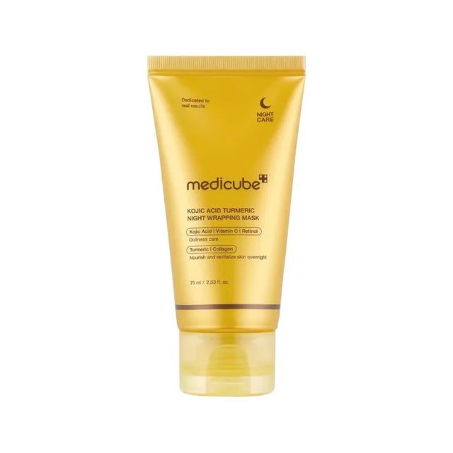 MEDICUBE - Kojic Acid Turmeric Night Wrapping Mask, 75ml - Feel You