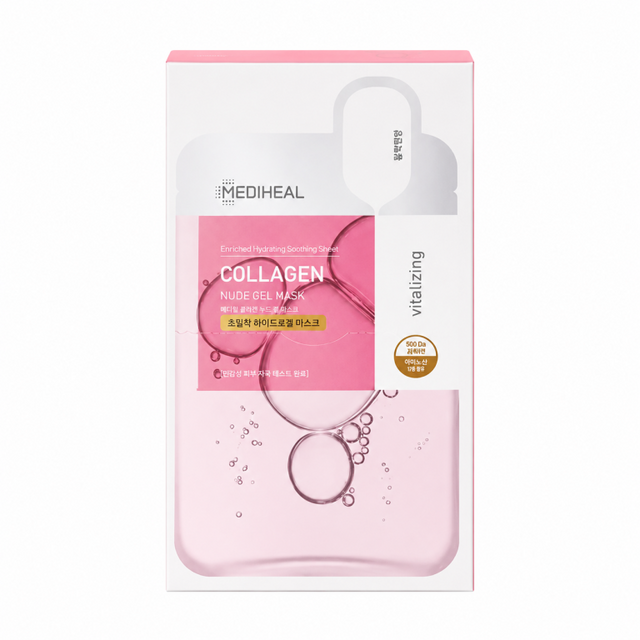 MEDIHEAL – Collagen Nude Gel Mask, 10 Sheets - Feel You