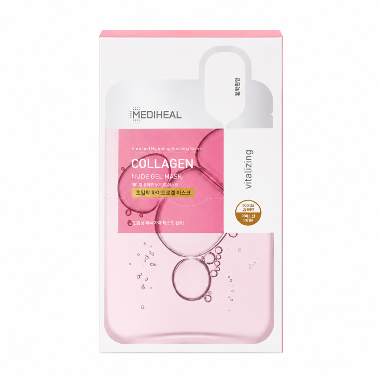 MEDIHEAL – Collagen Nude Gel Mask, 10 Sheets