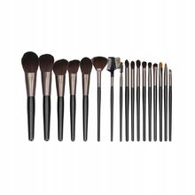 MIMO - Makeup Brush Set Black ( 18 pcs ) - Feel You