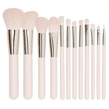 MIMO - Makeup Brush Set Pink ( 12 pcs ) - Feel You