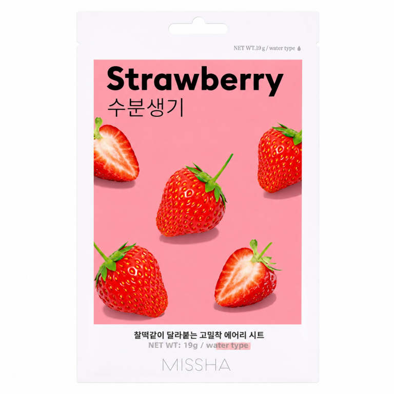 MISSHA - Airy Fit Sheet Mask Strawberry, 1 sheet