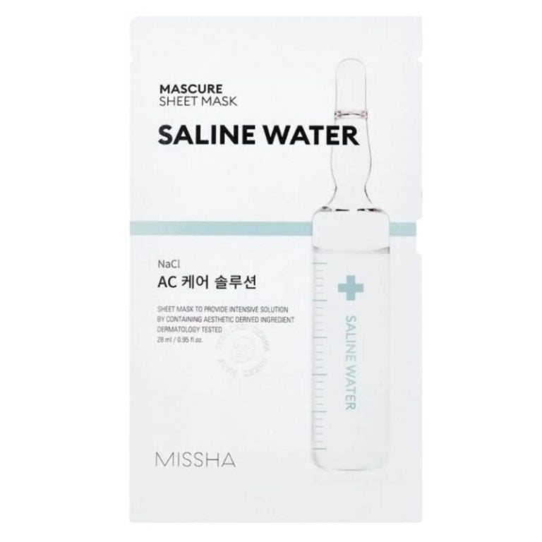 MISSHA – Mascure Solution Sheet Mask, Saline Water, 28ml - Feel You