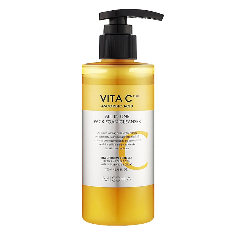 MISSHA Vita C Plus All In One Cleanser, 200 ml - Feel You