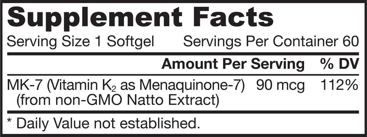 MK-7 90 mcg - 60 Гел капсули - Feel You