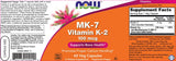 MK-7 Vitamin K-2 100 mcg - 60 капсули - Feel You
