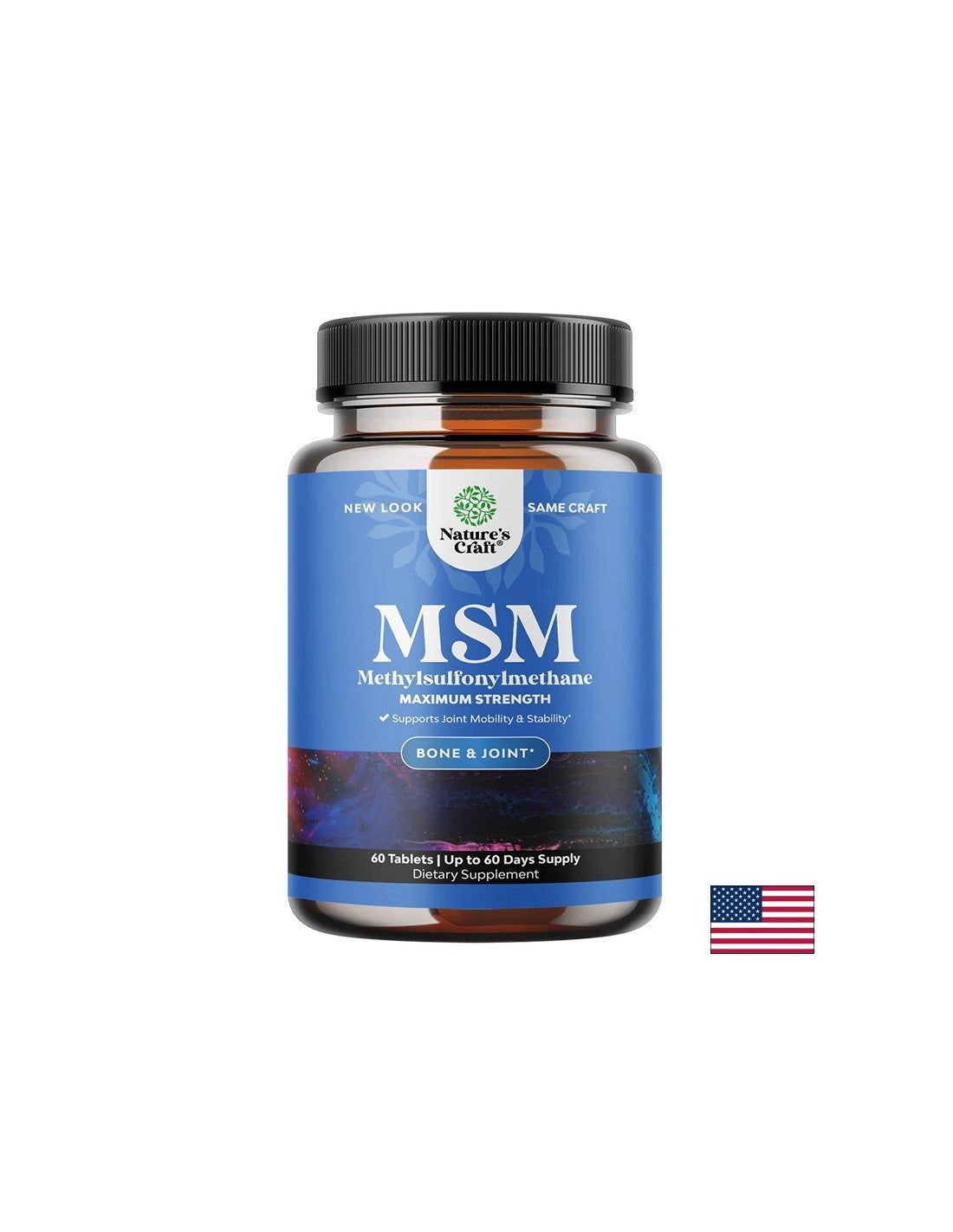 MSM – При болки и скованост в ставите, 1000 mg, 60 таблетки - Feel You