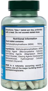 MSM / Methylsulphonylmethane 750 mg - 120 Таблетки - Feel You