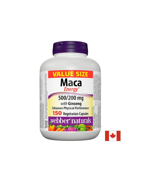 Maca Energy with Ginseng - Мака и Корейски женшен, 150 капсули - Feel You