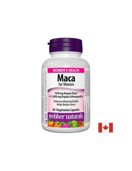 Maca for Women/ Мака за жени х 60 капсули Webber Naturals - Feel You