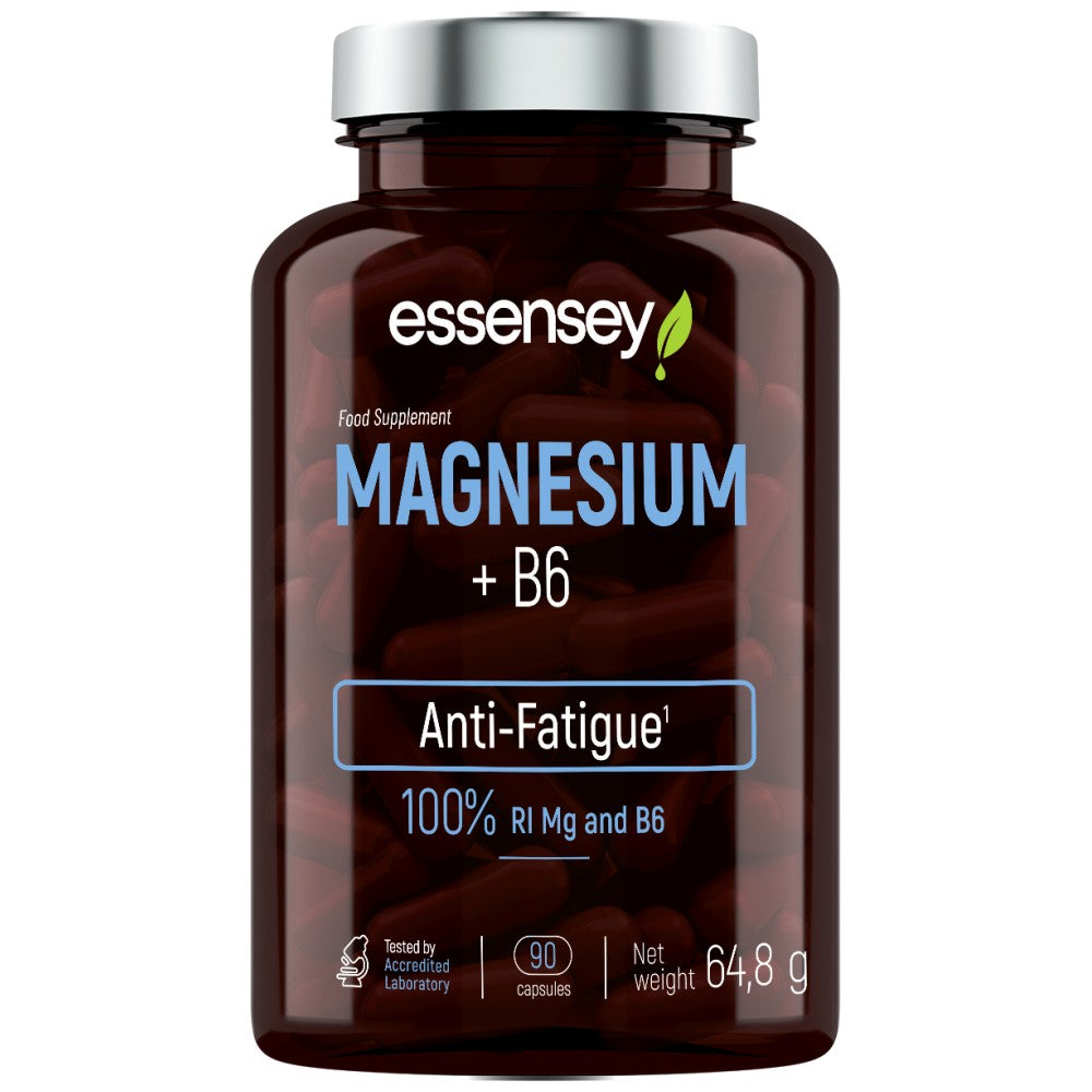 Magnesium 187.5 mg + B6 - 90 капсули - Feel You