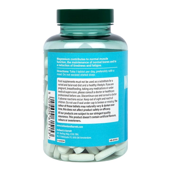 Магнезий (Magnesium) 375мг 180 таблетки, H&B - Feel You