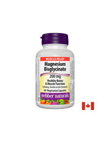 Magnesium Bisglycinate/ Магнезий (бисглицинат) 200 mg x 60 капсули Webber Naturals - Feel You