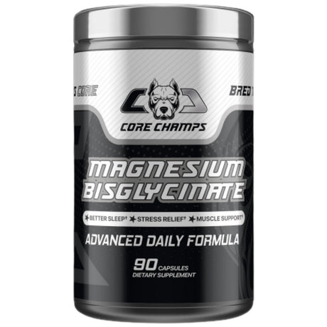 Magnesium Bisglycinate | Better Sleep ~ Stress Relief ~ Muscle Support - 90 капсули - Feel You