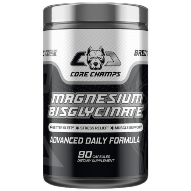 Magnesium Bisglycinate | Better Sleep ~ Stress Relief ~ Muscle Support - 90 капсули - Feel You