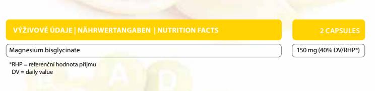 Magnesium Chelated Bisglycinate - 120 капсули - Feel You