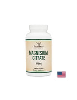 Нервна система и мускулатура - Magnesium Citrate Магнезий (цитрат), 180 капсули Double Wood - Feel You
