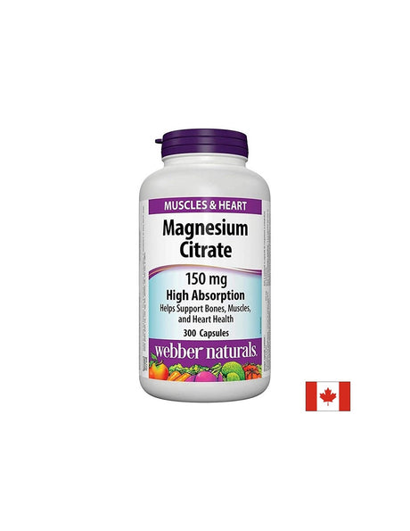 Magnesium Citrate High Absorption - Магнезий цитрат с висока абсорбация 150 mg, 300 капсули - Feel You