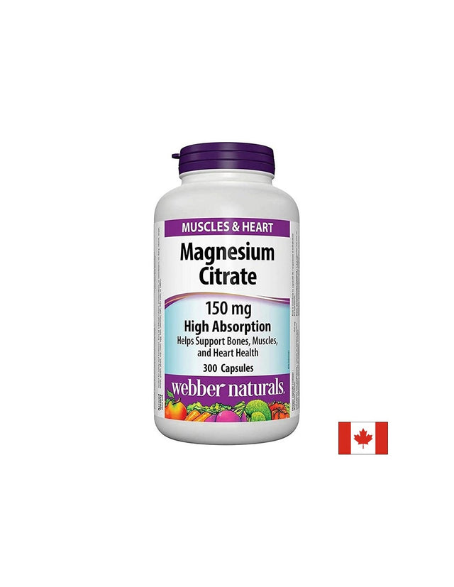 Magnesium Citrate High Absorption - Магнезий цитрат с висока абсорбация 150 mg, 300 капсули - Feel You