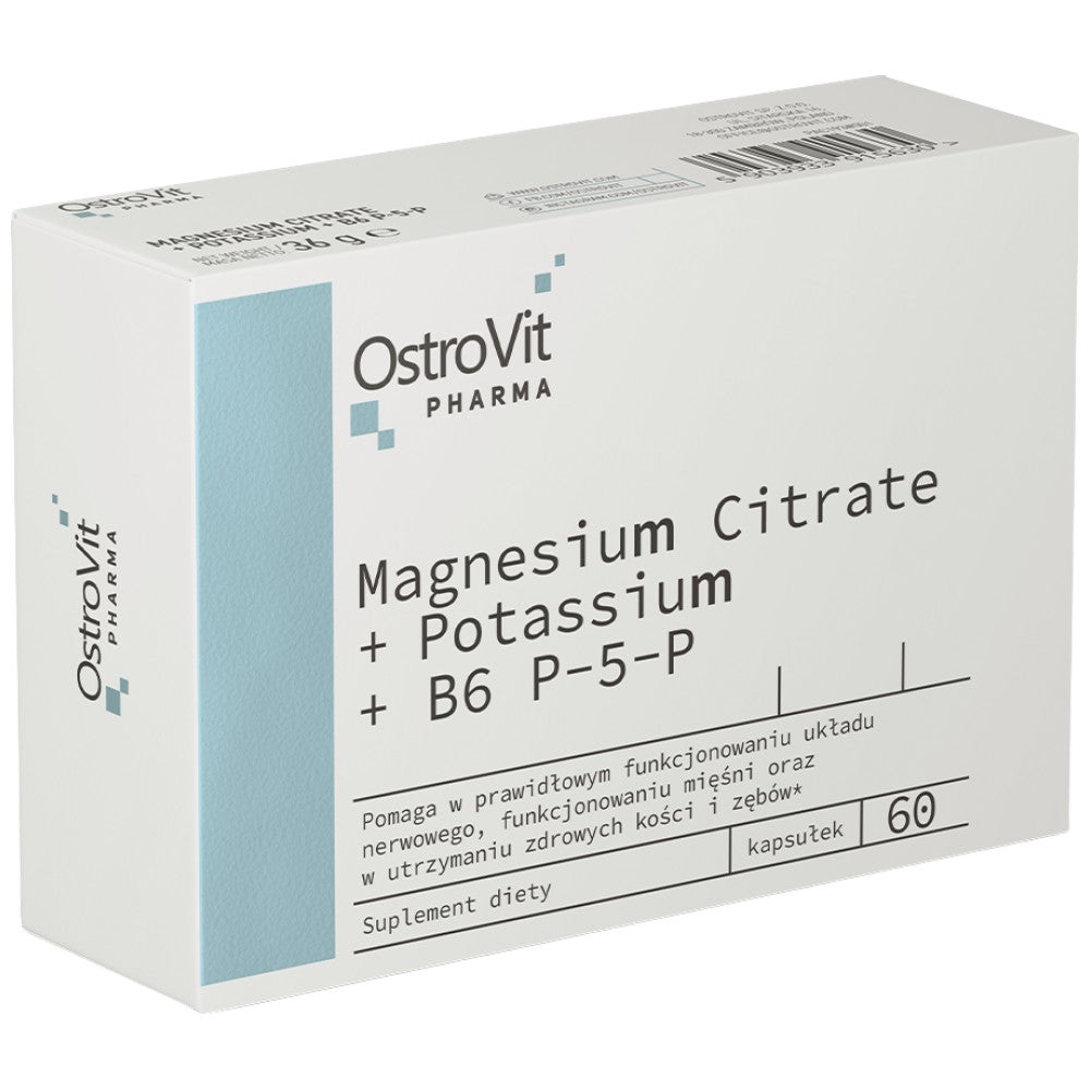Magnesium Citrate + Potassium + B6 P-5-P Blisters - 60 капсули - Feel You