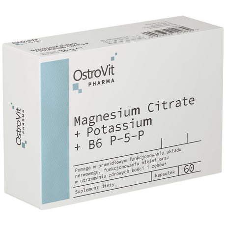 Magnesium Citrate + Potassium + B6 P-5-P Blisters - 60 капсули - Feel You