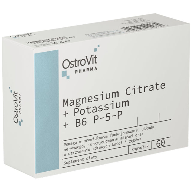 Magnesium Citrate + Potassium + B6 P-5-P Blisters - 60 капсули - Feel You