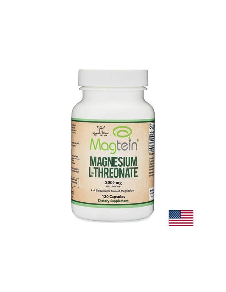 Magnesium L-threonate/ Магнезий Л-треонат, 100 капсули Double Wood - Feel You