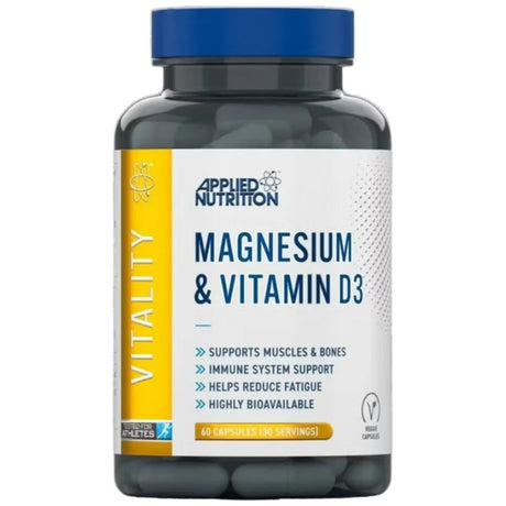 Magnesium & Vitamin D3 - 60 капсули - Feel You