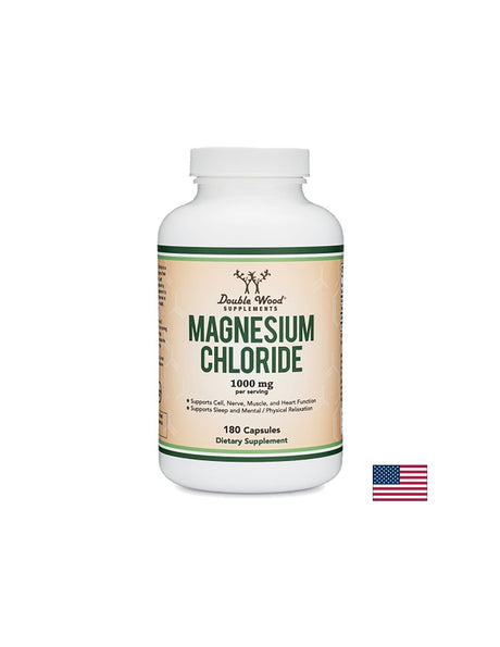 Magnesium chloride/ Магнезий (хлорид), 180 капсули Double Wood - Feel You