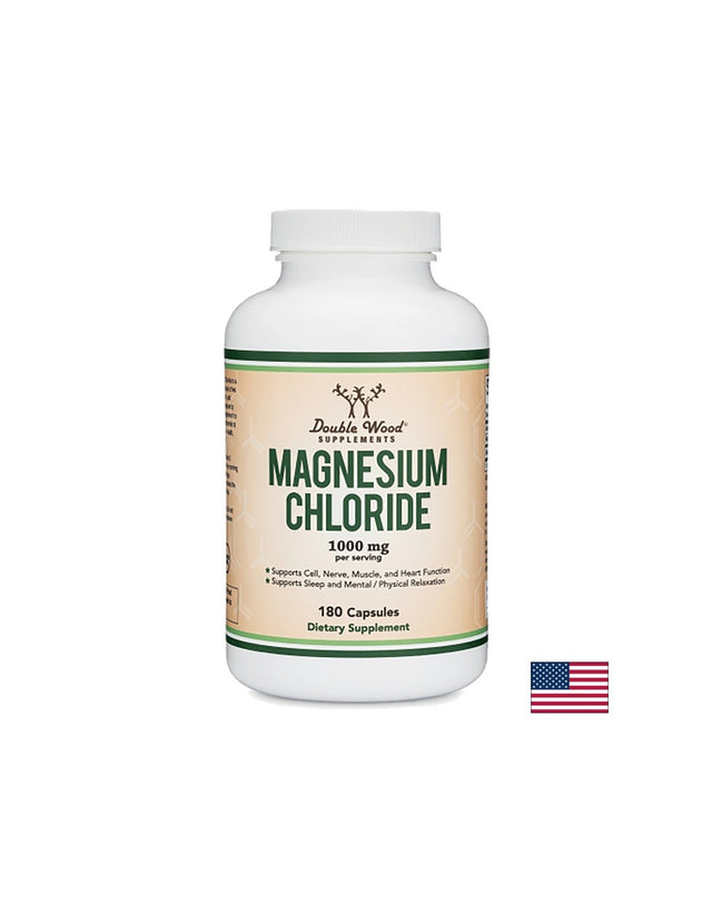 Magnesium chloride/ Магнезий (хлорид), 180 капсули Double Wood - Feel You