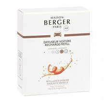 Maison Berger Paris - Exqusite Sparkle Car Diffuser Recharge/Refill ( Intenzivní třpyt ) - Náhradní náplň do difuzéru do auta - Feel You