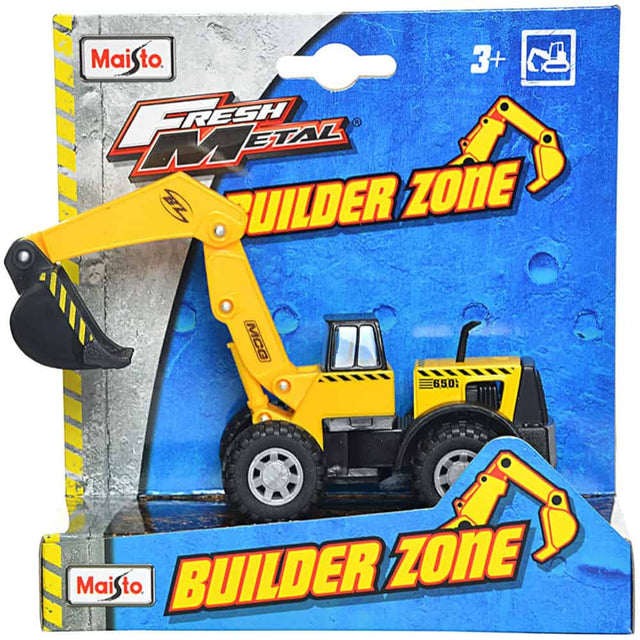 Maisto, Fresh Metal, Builder Zone, Excavator, Orange, 1:24, 3+ months - Feel You