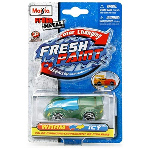 Maisto, Fresh Metal Fresh Paint, Color Changing, Toy Car, Green, 3+ - Feel You