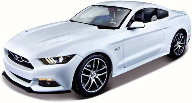 Maisto, Fresh Metal Miniature, 2015 Ford Mustang Gt, Toy Car, 11652, White, 1:18, 3+ - Feel You