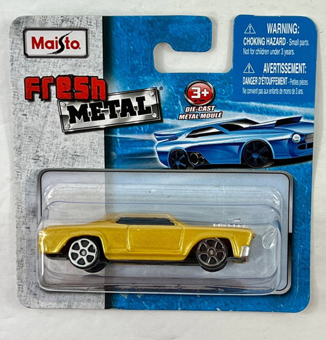 Maisto, Fresh Metal Miniature, Rosewood, Toy Car, 11646, Yellow, 1:64, 3+ - Feel You