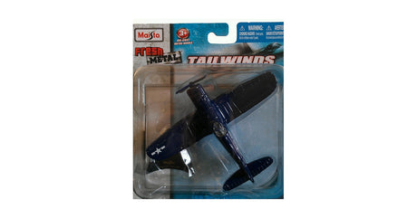 Maisto, Fresh Metal Tailwinds, Military Airplane F4U-1D Corsair, Airplane, Dark Blue, 1:64, For Boys, 3+ - Feel You