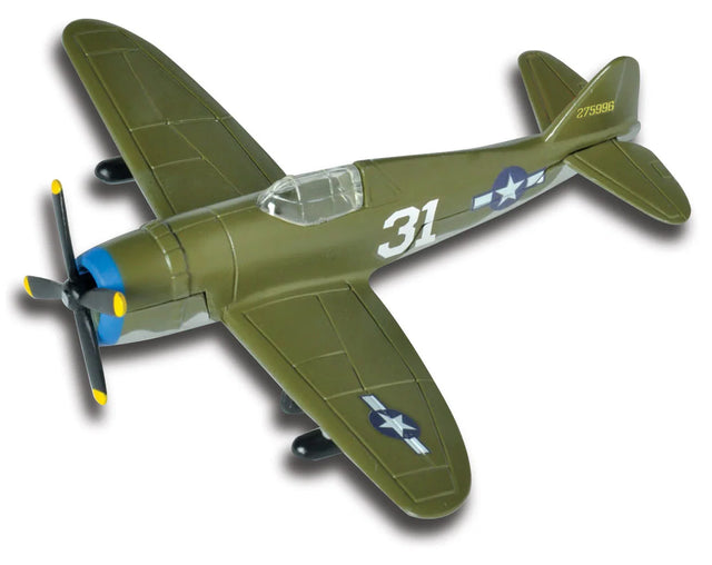 Maisto, Fresh Metal Tailwinds, Military Airplane P-47D Thunderbolt, Airplane, Army Green, 1/48, For Boys, 3+ - Feel You