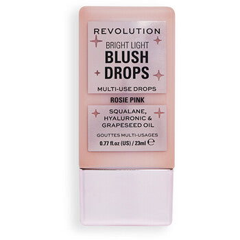 Makeup Revolution - Bright Light Pink Rosie Blush Drops - Tekutá tvářenka 23 ml - Feel You