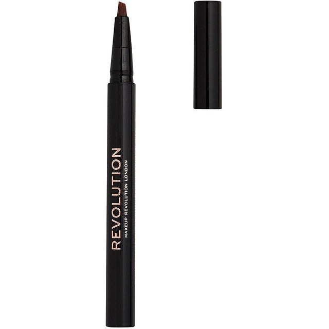 Makeup Revolution, Bushy Brow, Eyebrow Cream Pencil, Medium Brown, 0.5 ml - Feel You