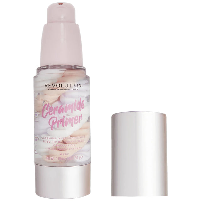 Makeup Revolution, Ceramide Primer, Ceramide, Reduces Fine Lines, Cream Primer, 30 ml - Feel You