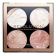 Makeup Revolution - Cheek Kit Palette - Palette of brighteners and bronzers 8 g - Feel You