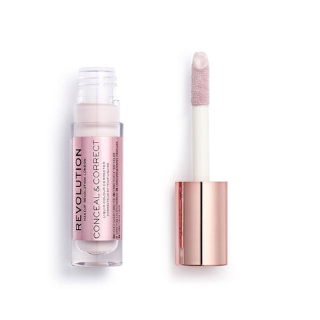 Makeup Revolution, Conceal & Correct, Corrective, Liquid Concealer, Lavander, 4 g - Feel You