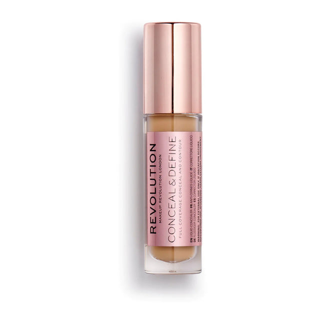 Makeup Revolution, Conceal & Define, Corrective, Liquid Concealer, C 12, 4 g - Feel You